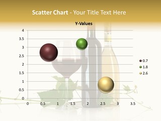 Isolated Grapes Vine PowerPoint Template