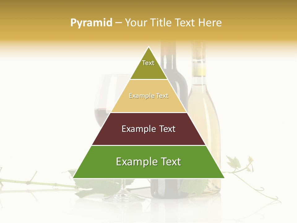 Isolated Grapes Vine PowerPoint Template