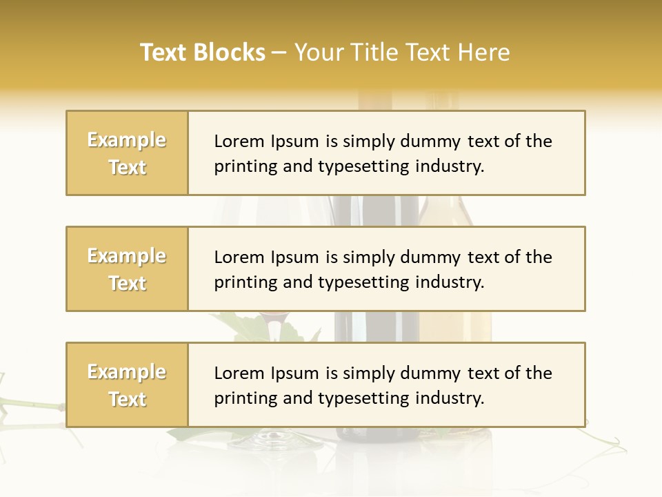 Isolated Grapes Vine PowerPoint Template