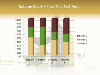 Isolated Grapes Vine PowerPoint Template