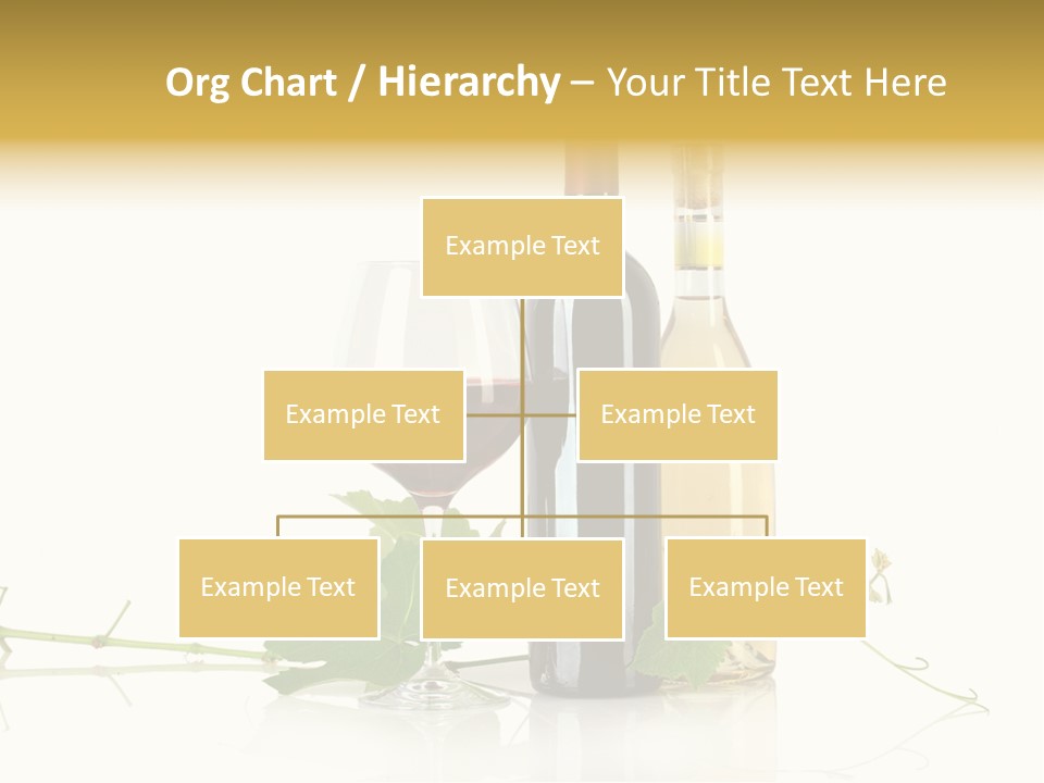 Isolated Grapes Vine PowerPoint Template