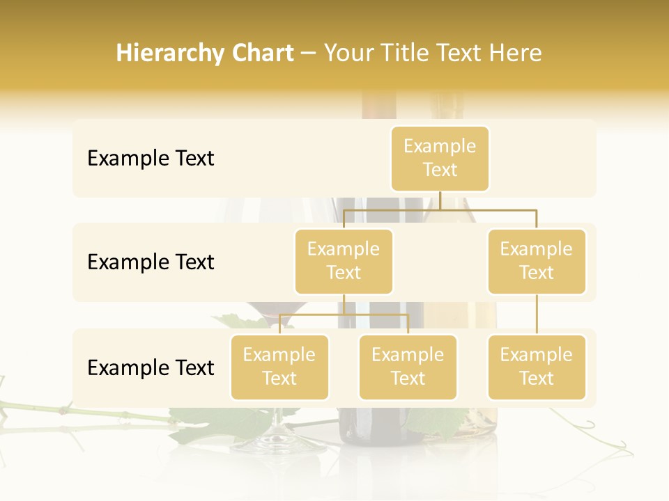 Isolated Grapes Vine PowerPoint Template