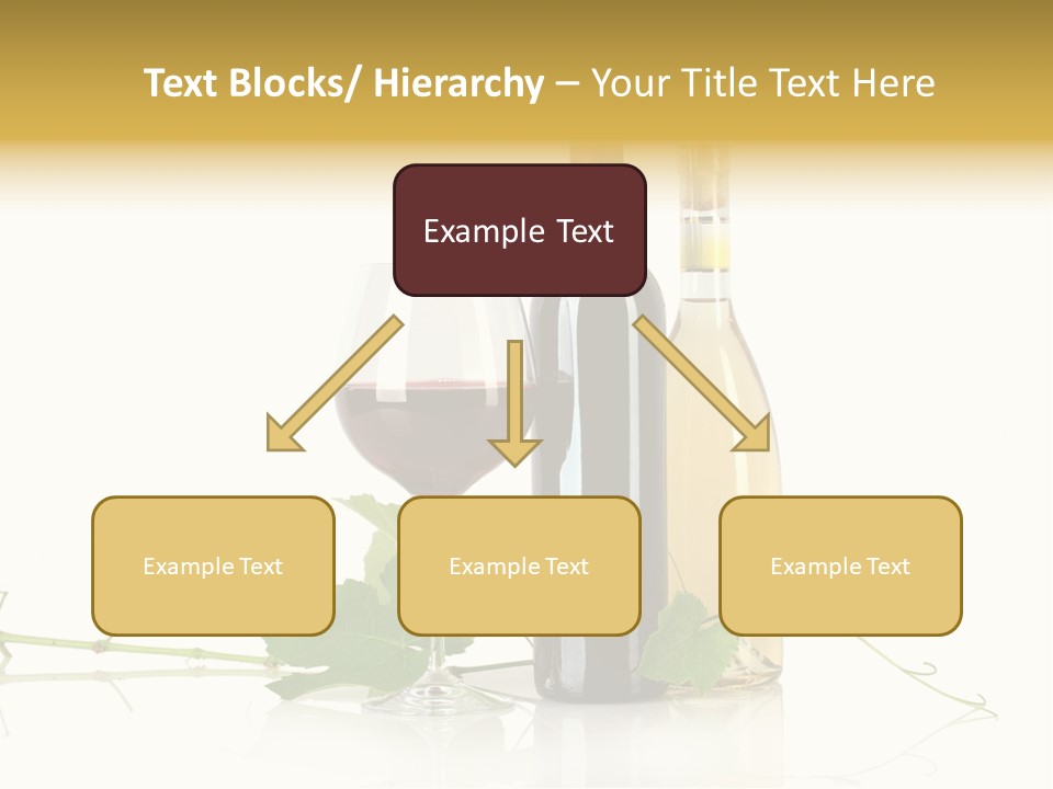 Isolated Grapes Vine PowerPoint Template