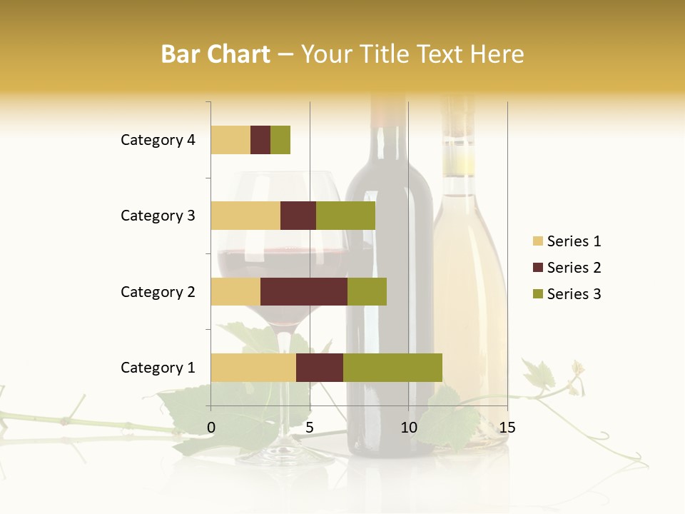 Isolated Grapes Vine PowerPoint Template