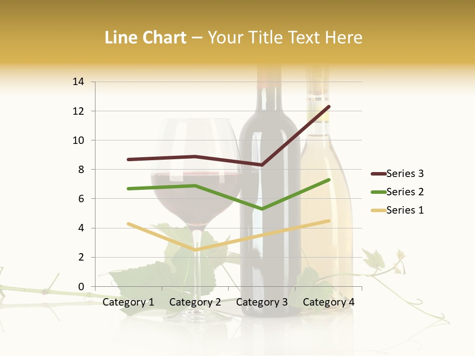 Isolated Grapes Vine PowerPoint Template