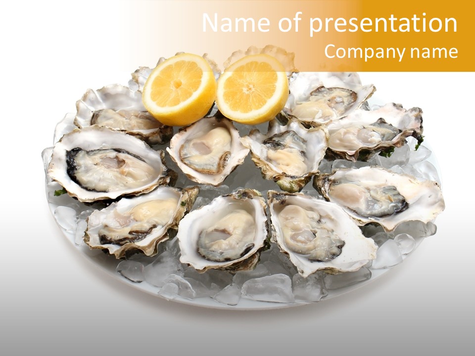 Mussel Appetizer Pacific PowerPoint Template