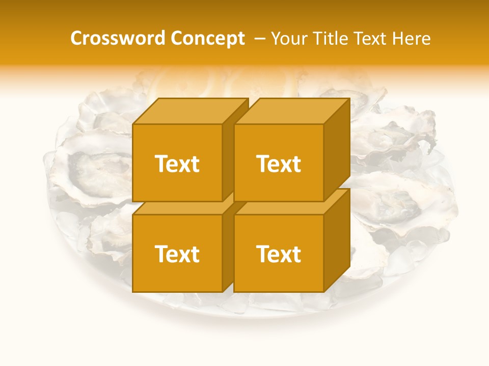 Mussel Appetizer Pacific PowerPoint Template