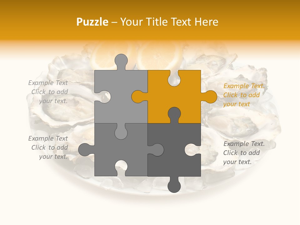 Mussel Appetizer Pacific PowerPoint Template