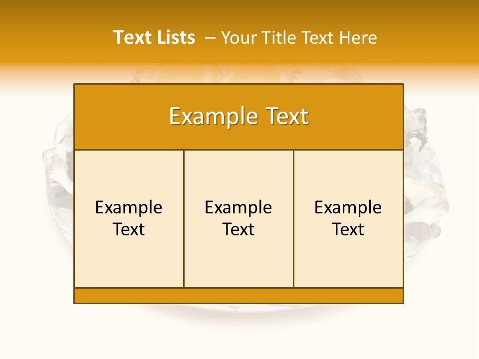 Mussel Appetizer Pacific PowerPoint Template