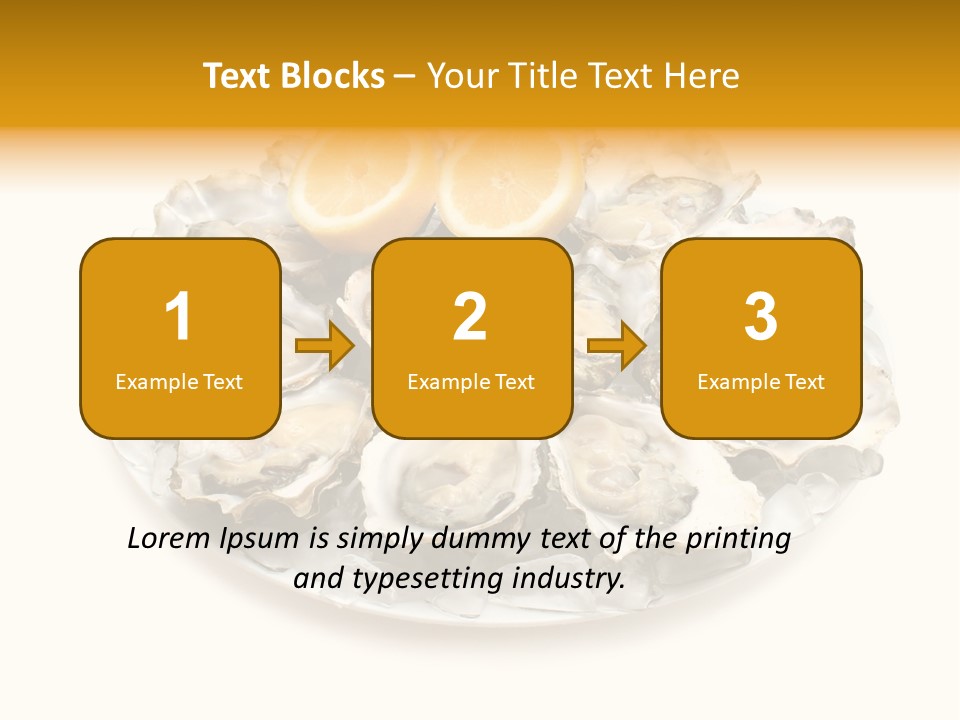 Mussel Appetizer Pacific PowerPoint Template