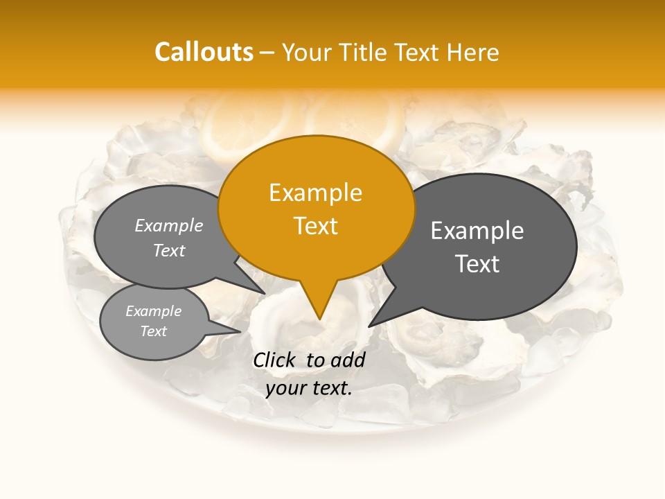 Mussel Appetizer Pacific PowerPoint Template