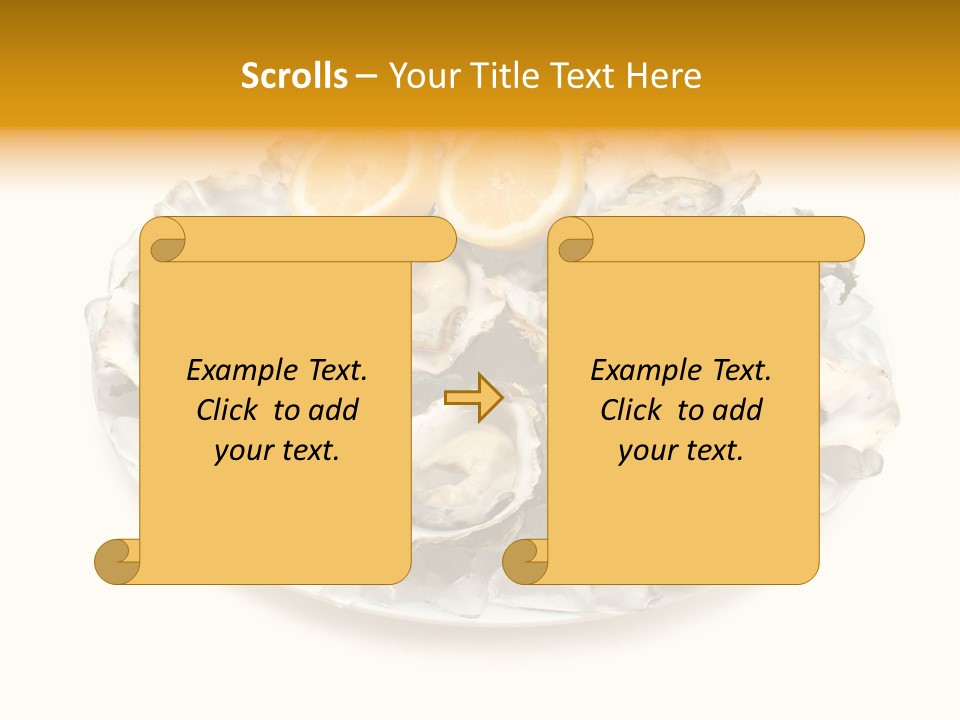 Mussel Appetizer Pacific PowerPoint Template