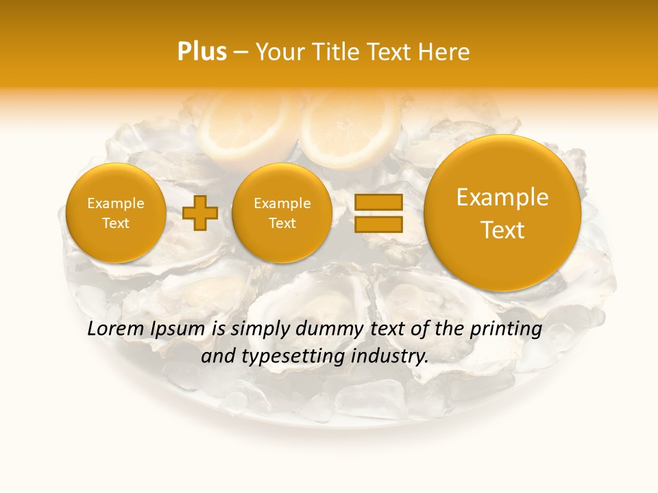 Mussel Appetizer Pacific PowerPoint Template