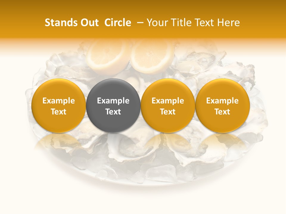 Mussel Appetizer Pacific PowerPoint Template