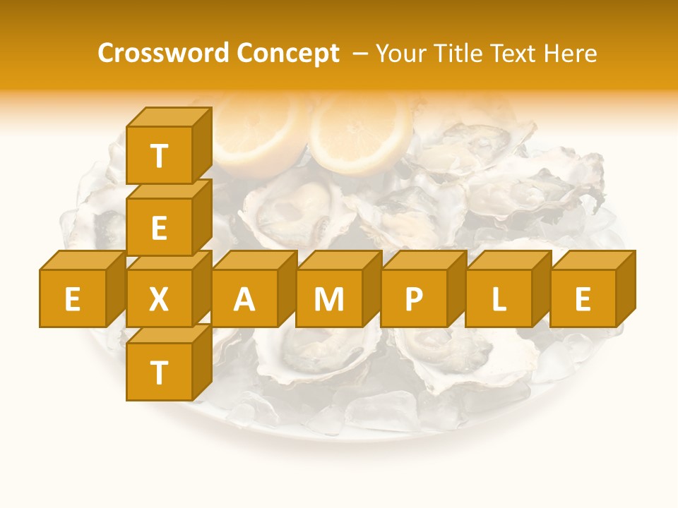 Mussel Appetizer Pacific PowerPoint Template