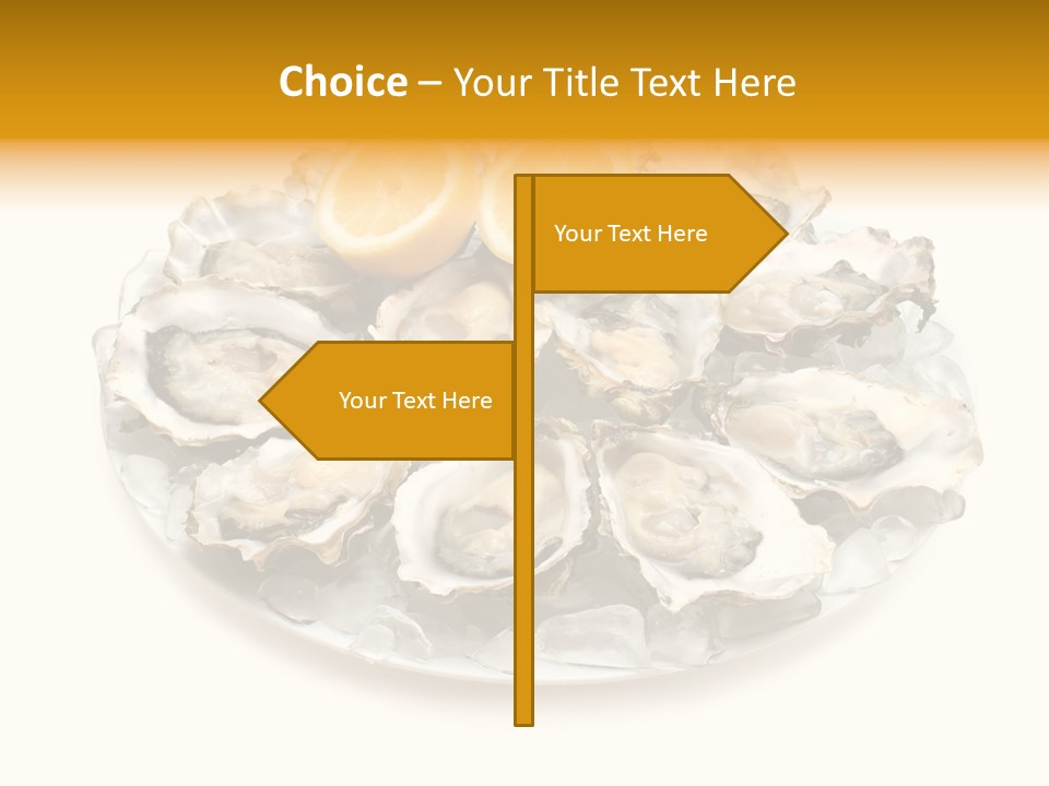 Mussel Appetizer Pacific PowerPoint Template