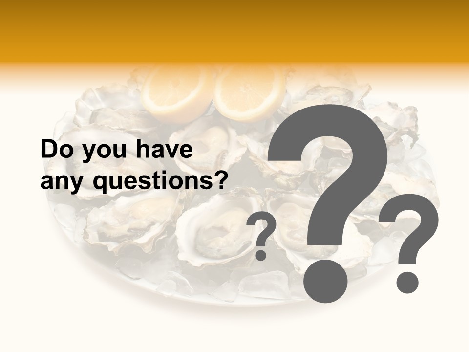 Mussel Appetizer Pacific PowerPoint Template