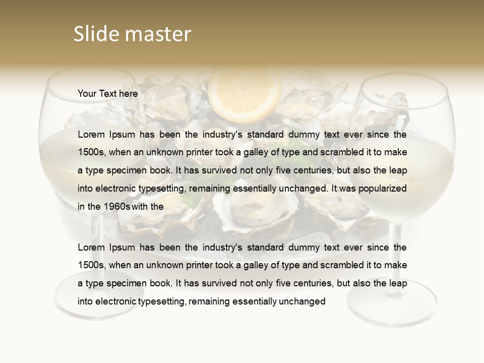 Taste Shell Twelve PowerPoint Template