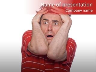 Concerned Portrait Studio PowerPoint Template