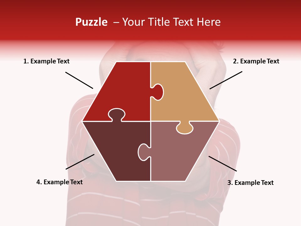 Concerned Portrait Studio PowerPoint Template