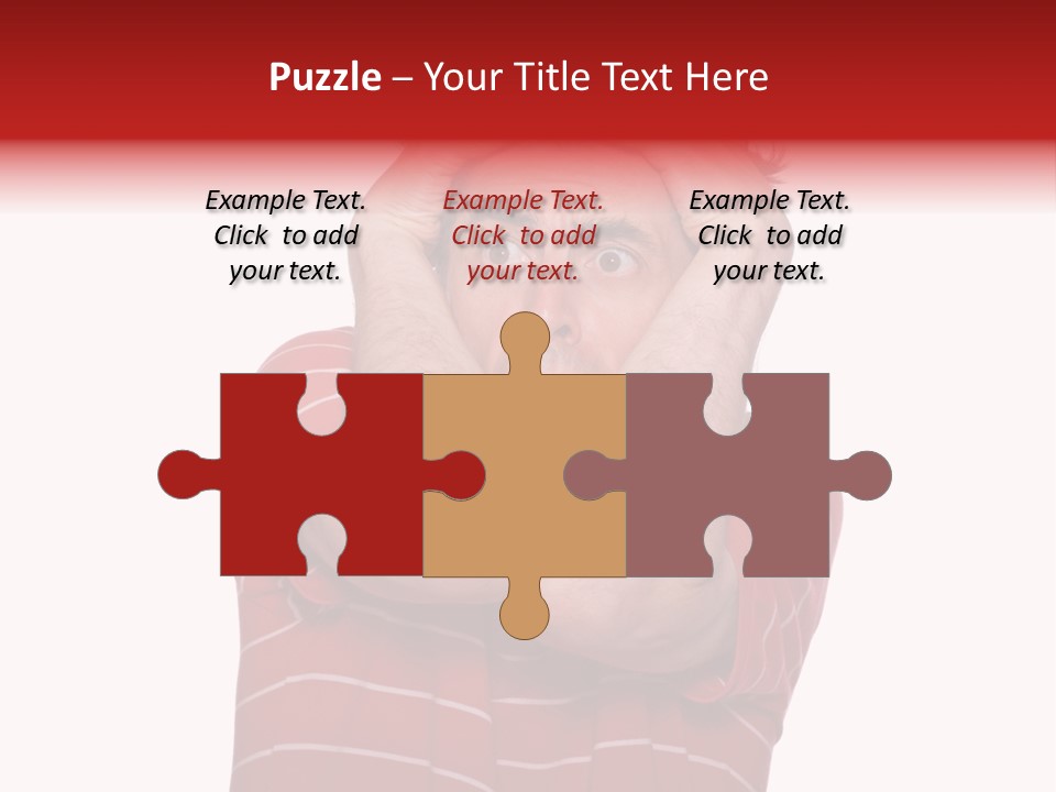 Concerned Portrait Studio PowerPoint Template