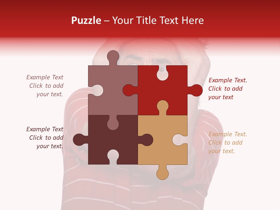 Concerned Portrait Studio PowerPoint Template