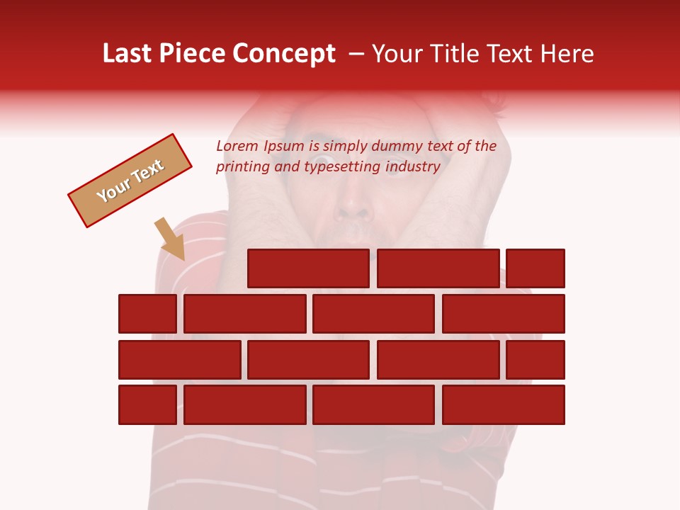 Concerned Portrait Studio PowerPoint Template