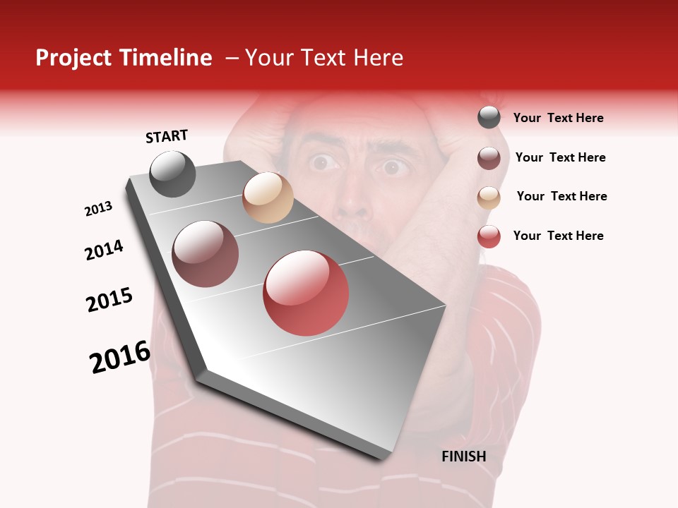 Concerned Portrait Studio PowerPoint Template