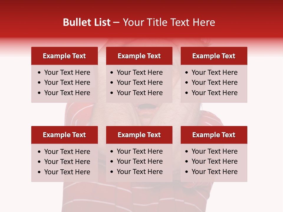 Concerned Portrait Studio PowerPoint Template