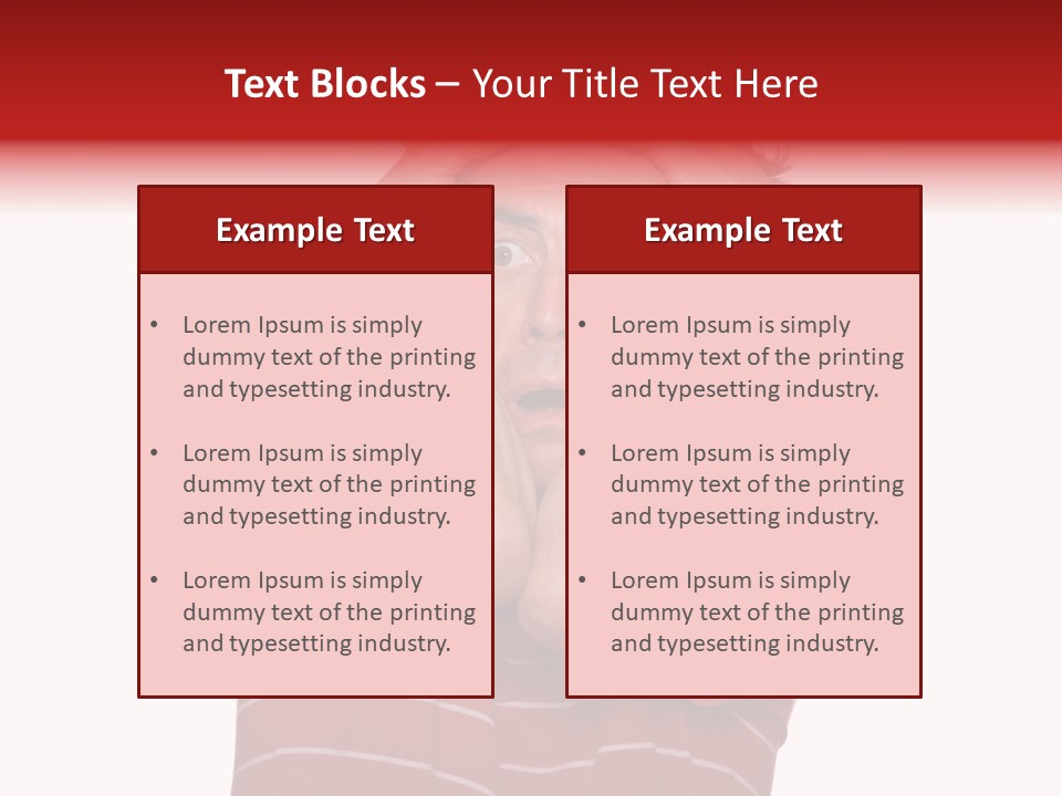 Concerned Portrait Studio PowerPoint Template