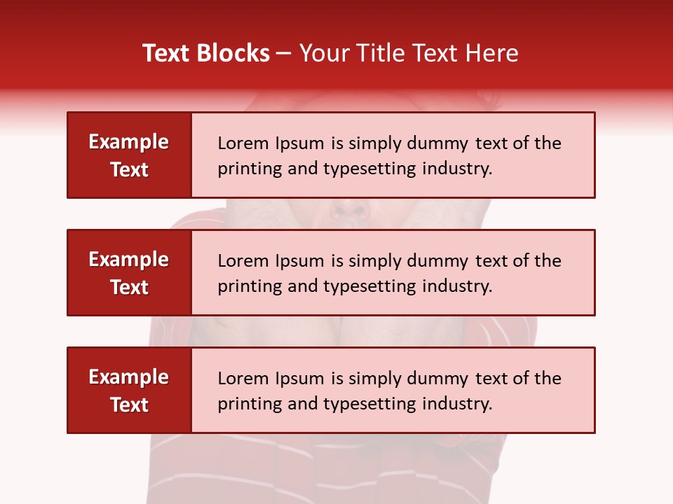 Concerned Portrait Studio PowerPoint Template