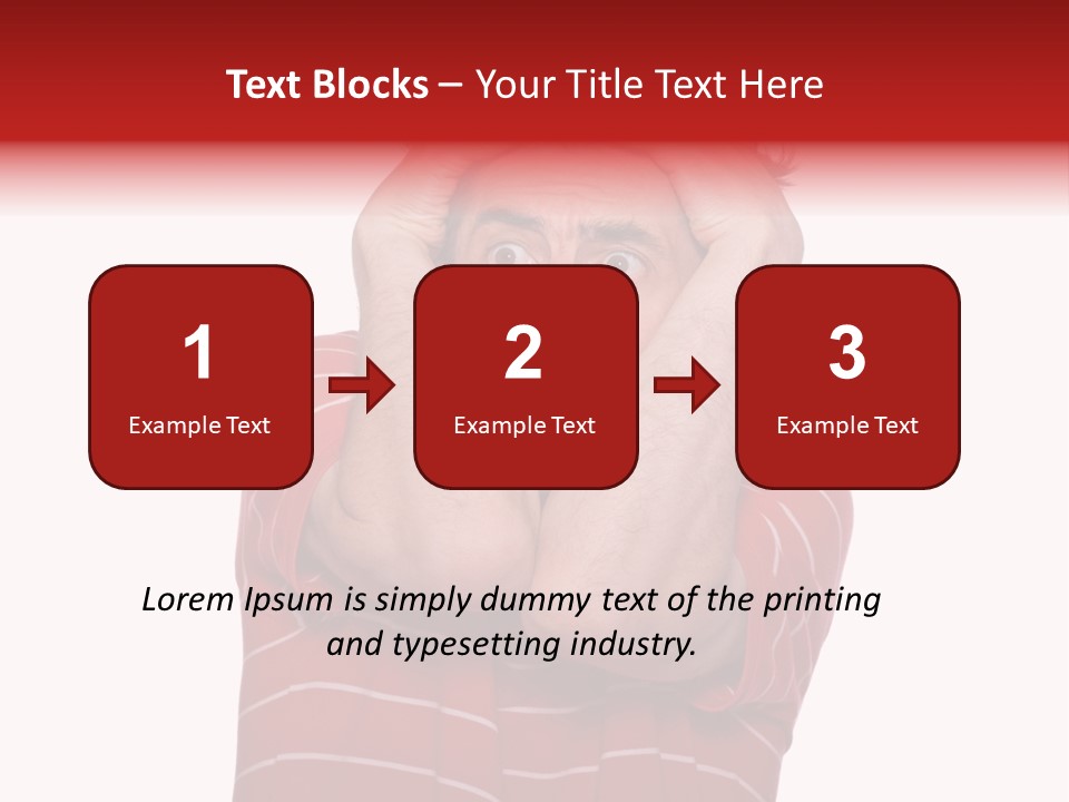 Concerned Portrait Studio PowerPoint Template