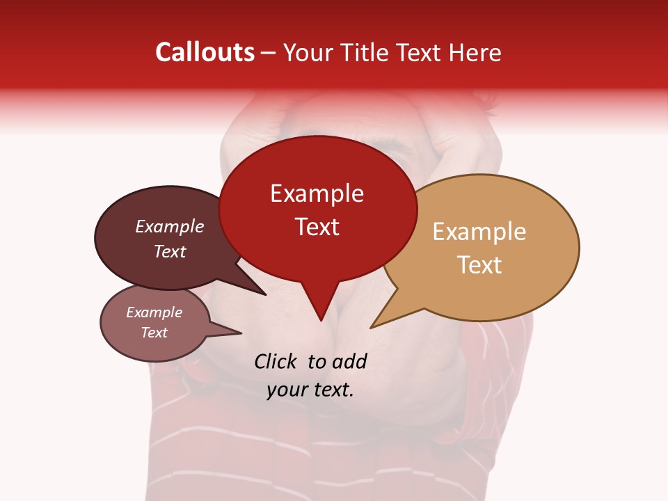 Concerned Portrait Studio PowerPoint Template