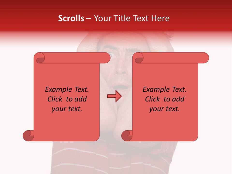Concerned Portrait Studio PowerPoint Template