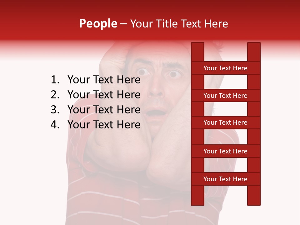 Concerned Portrait Studio PowerPoint Template