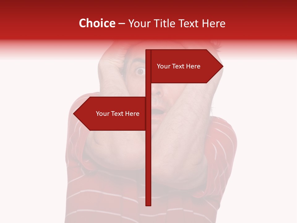 Concerned Portrait Studio PowerPoint Template