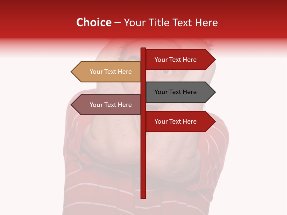 Concerned Portrait Studio PowerPoint Template