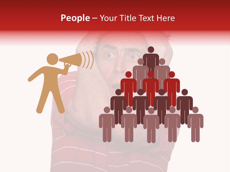 Concerned Portrait Studio PowerPoint Template