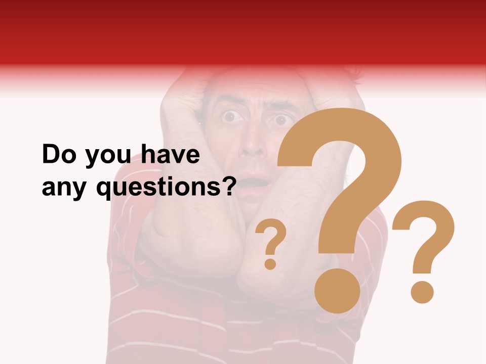 Concerned Portrait Studio PowerPoint Template