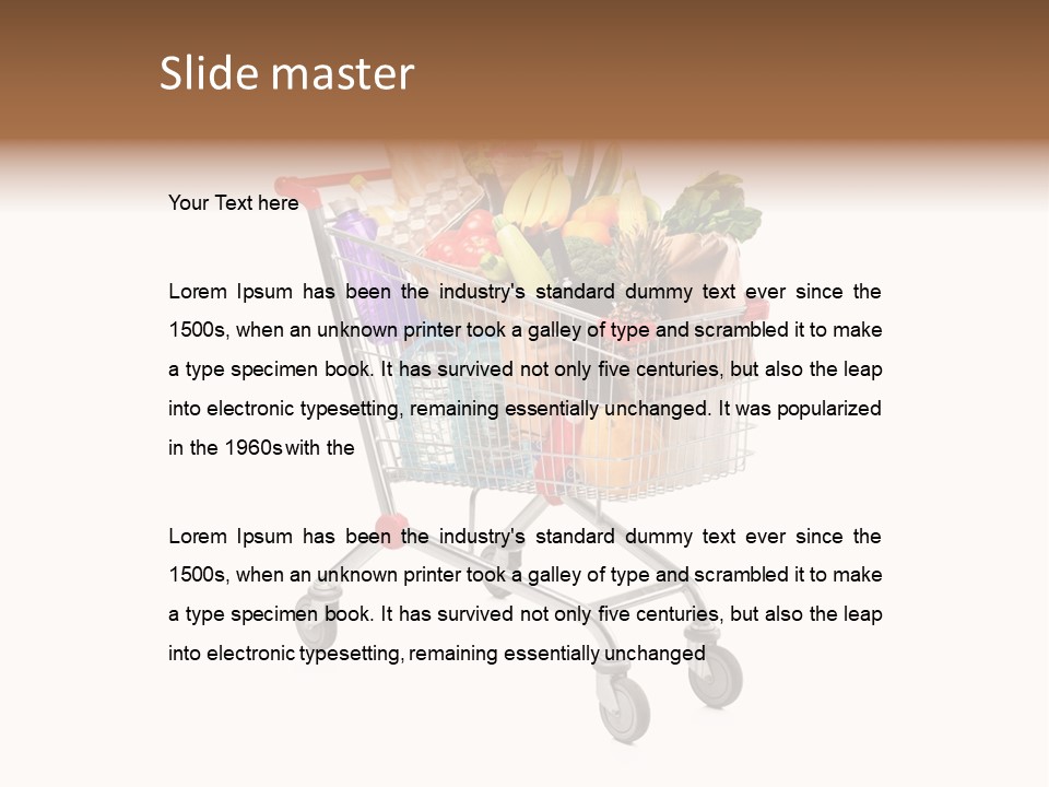 Broccoli Colorful Ingredient PowerPoint Template