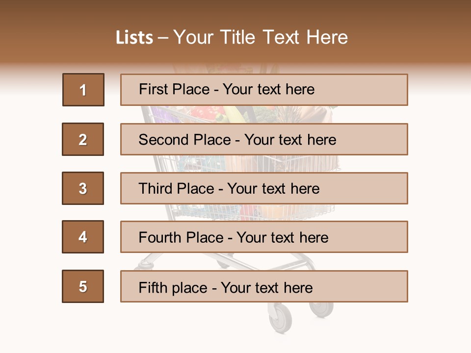 Broccoli Colorful Ingredient PowerPoint Template