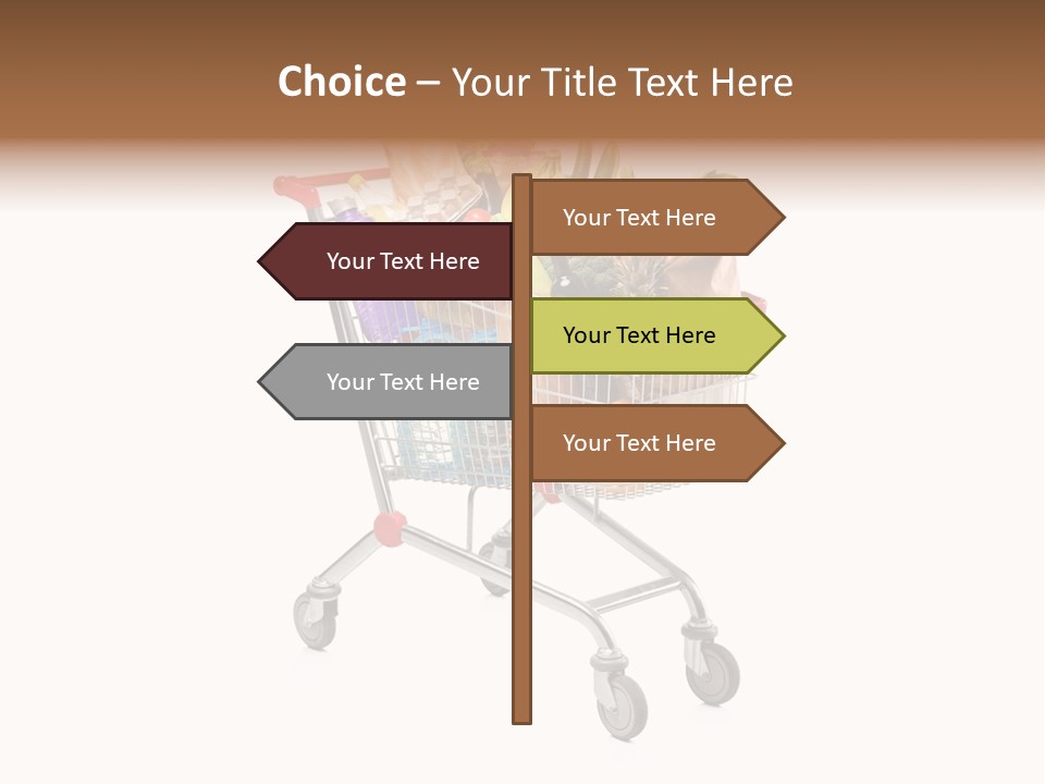 Broccoli Colorful Ingredient PowerPoint Template