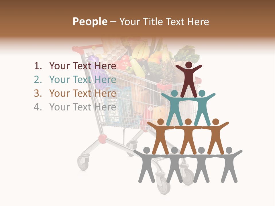 Broccoli Colorful Ingredient PowerPoint Template