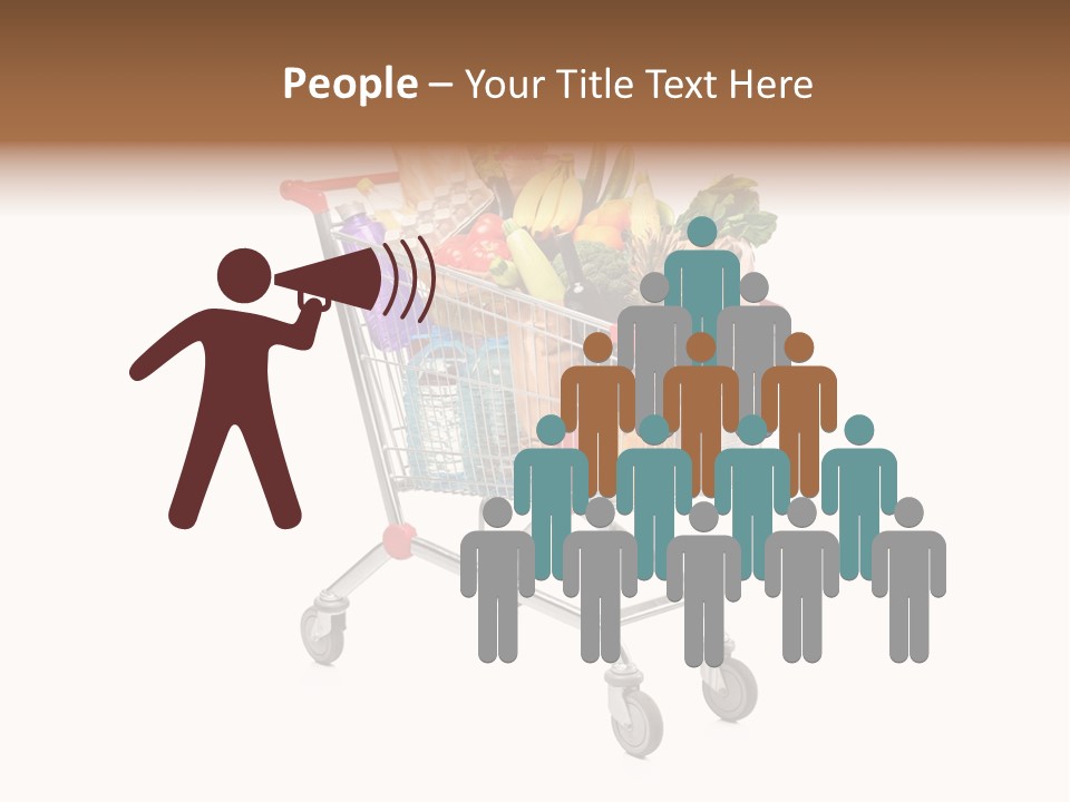 Broccoli Colorful Ingredient PowerPoint Template