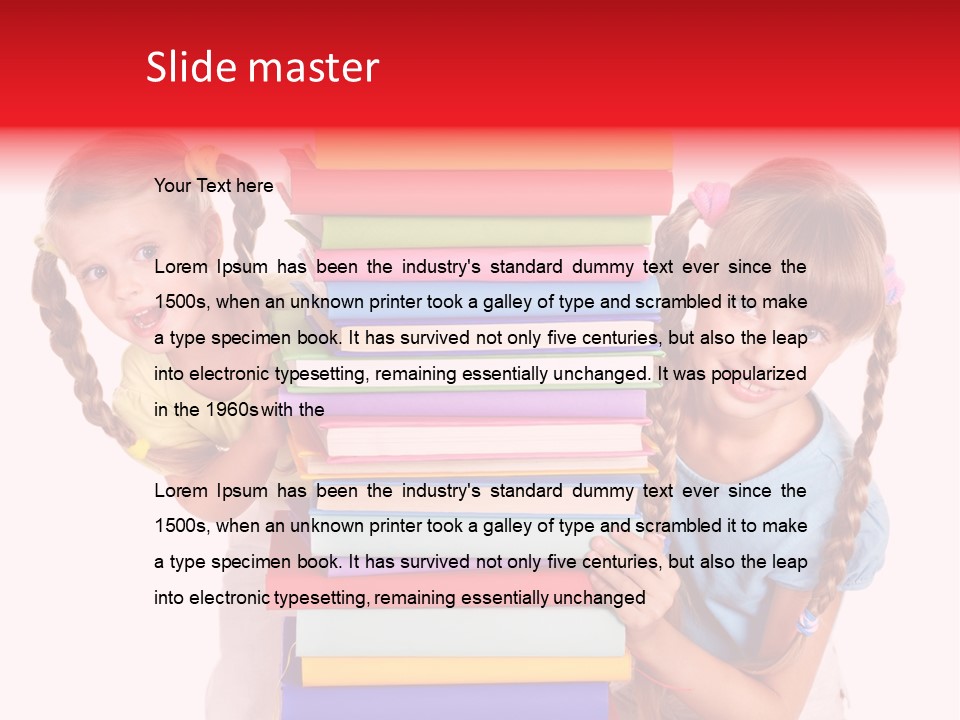 Braid People Chool PowerPoint Template