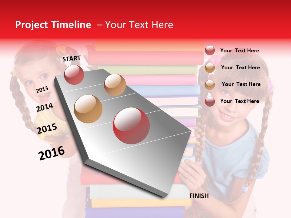 Braid People Chool PowerPoint Template