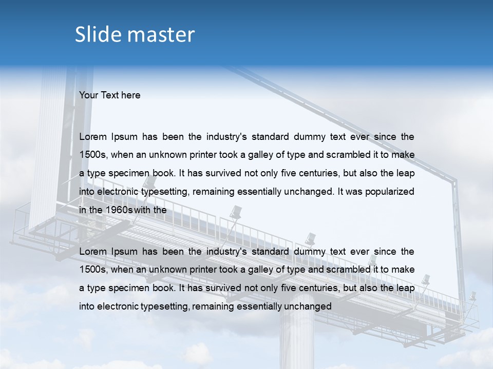 Pillar Separate Development PowerPoint Template