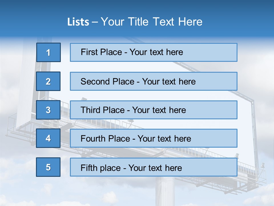 Pillar Separate Development PowerPoint Template
