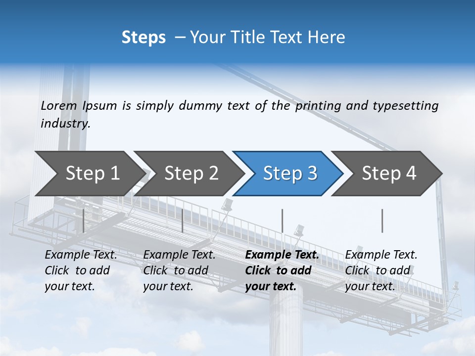Pillar Separate Development PowerPoint Template