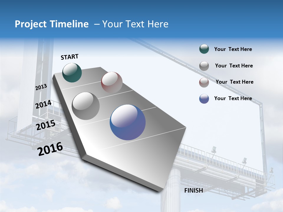 Pillar Separate Development PowerPoint Template